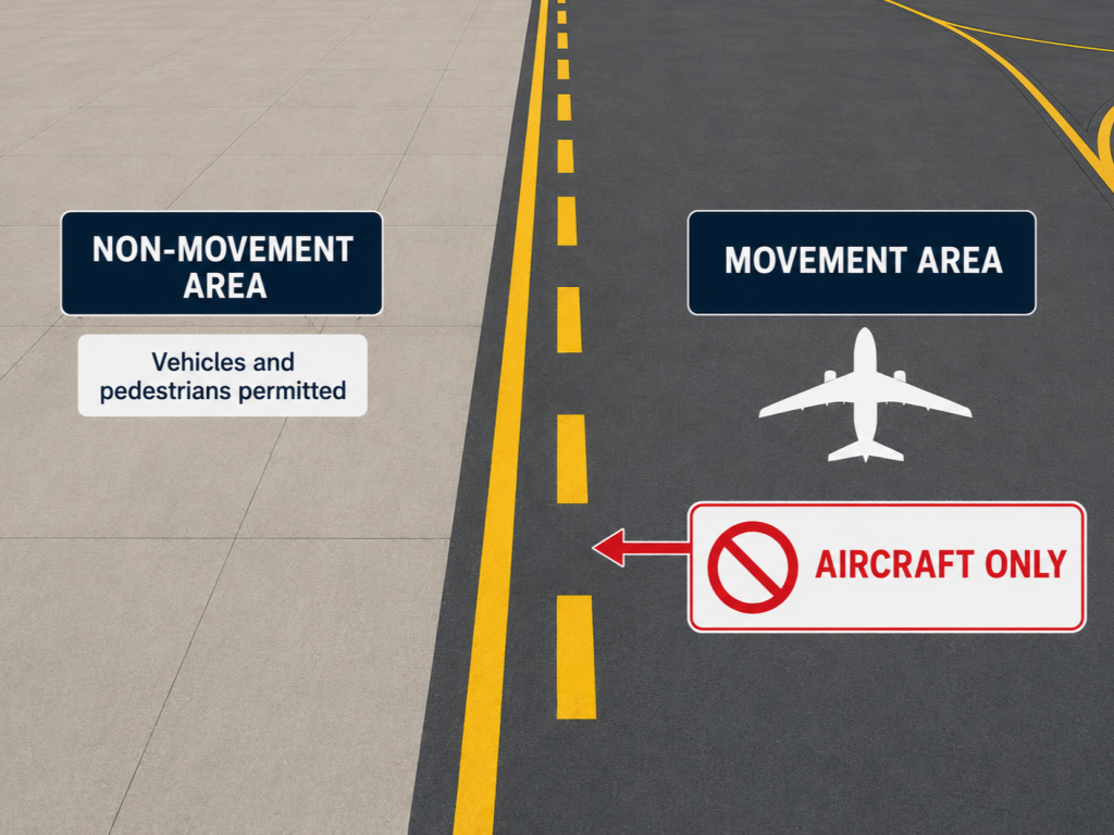 Aircraft Movement Area at Hicks Airport Fort Worth
