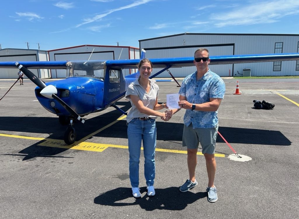Lauren Checkride - About Pilot Rise